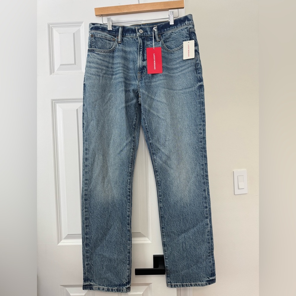 Lucky Brand Men's Light Blue Straight Jeans